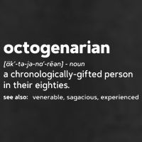 Octogenarian Funny 80th Birthday Tumbler
