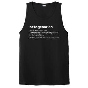 Octogenarian Funny 80th Birthday PosiCharge Competitor Tank