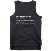 Octogenarian Funny 80th Birthday Tank Top