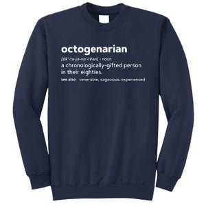 Octogenarian Funny 80th Birthday Sweatshirt