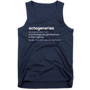 Octogenarian Funny 80th Birthday Tank Top