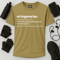 Octogenarian Funny 80th Birthday Performance Shirt