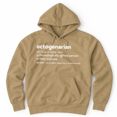 Octogenarian Funny 80th Birthday Hoodie
