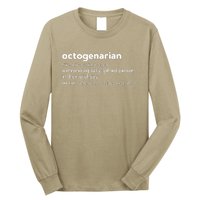 Octogenarian Funny 80th Birthday Long Sleeve Shirt