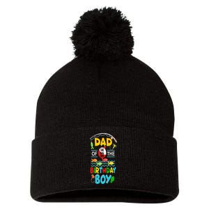 O Fish Ally One Birthday Outfit Dad Of The Birthday Boy Pom Pom 12in Knit Beanie