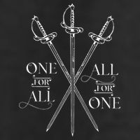 One For All All For One The Three Musketeers Literary Tumbler