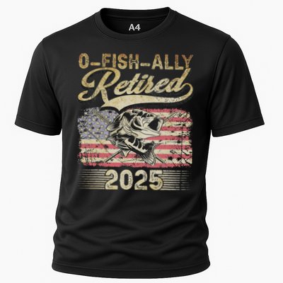 Oh Fish Ally Retired 2025 Funny Fishing Retirement Gifts Performance Shirt