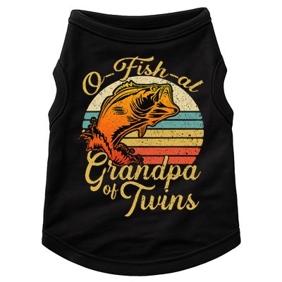 O Fish Al Grandpa Of Twins Baby Pregnancy Announcement Doggie Tank