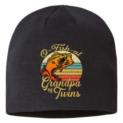 O Fish Al Grandpa Of Twins Baby Pregnancy Announcement Sustainable Beanie