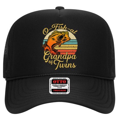 O Fish Al Grandpa Of Twins Baby Pregnancy Announcement Trucker Hat