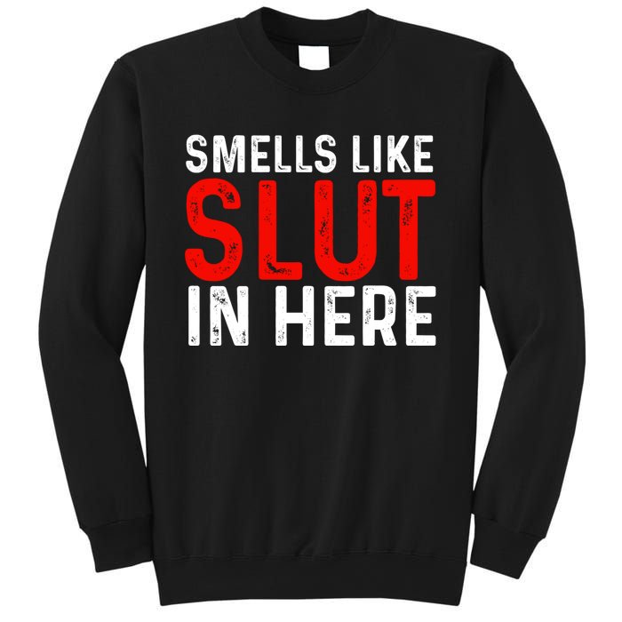 Offensive Funny Adult Humor, Smells Like Slut In Here Sweatshirt