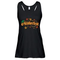 Oktoberfest Fall Autumn Leaves German Costume Ladies Essential Flowy Tank