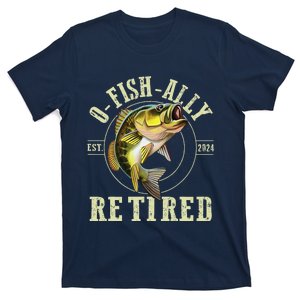 O Fish Ally Retired Since 2024 Fishing Retirement Lovers T-Shirt