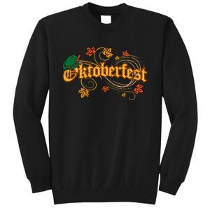 Oktoberfest Fall Autumn Leaves German Costume Sweatshirt