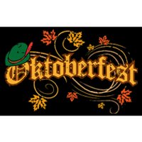 Oktoberfest Fall Autumn Leaves German Costume Bumper Sticker