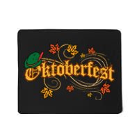 Oktoberfest Fall Autumn Leaves German Costume Mousepad