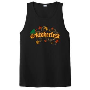 Oktoberfest Fall Autumn Leaves German Costume PosiCharge Competitor Tank