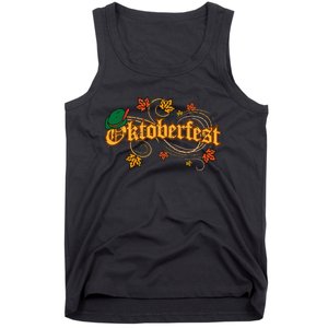 Oktoberfest Fall Autumn Leaves German Costume Tank Top