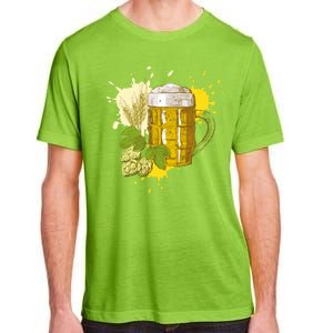 Oktoberfest Fall Autumn Beer Splatter Adult ChromaSoft Performance T-Shirt