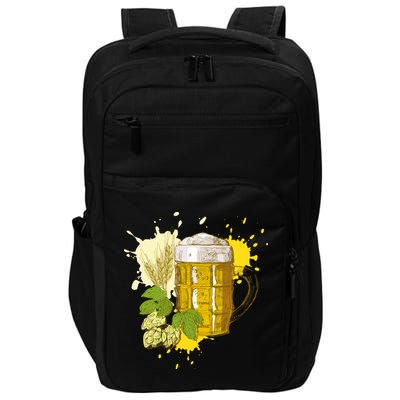 Oktoberfest Fall Autumn Beer Splatter Impact Tech Backpack