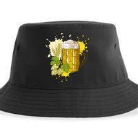 Oktoberfest Fall Autumn Beer Splatter Sustainable Bucket Hat
