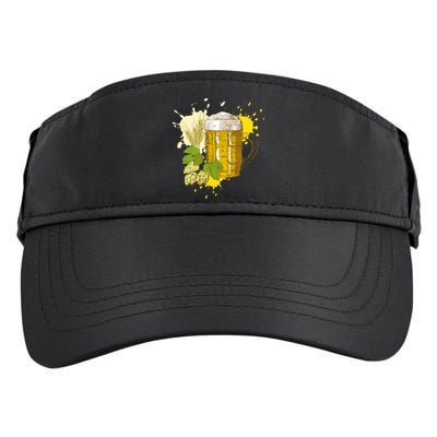Oktoberfest Fall Autumn Beer Splatter Adult Drive Performance Visor