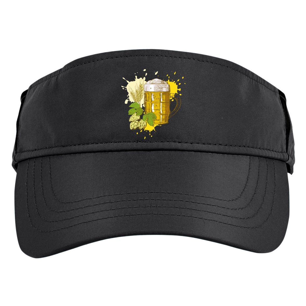 Oktoberfest Fall Autumn Beer Splatter Adult Drive Performance Visor