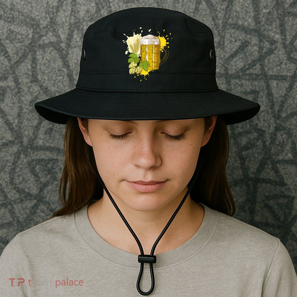 Oktoberfest Fall Autumn Beer Splatter Bucket Hat