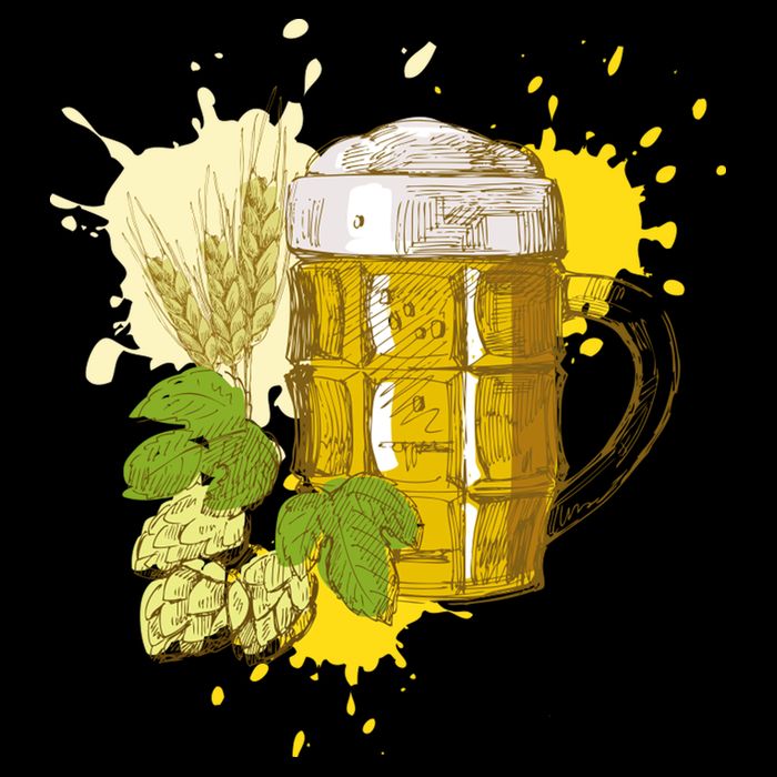 Oktoberfest Fall Autumn Beer Splatter Crop Top