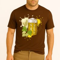 Oktoberfest Fall Autumn Beer Splatter Performance Shirt