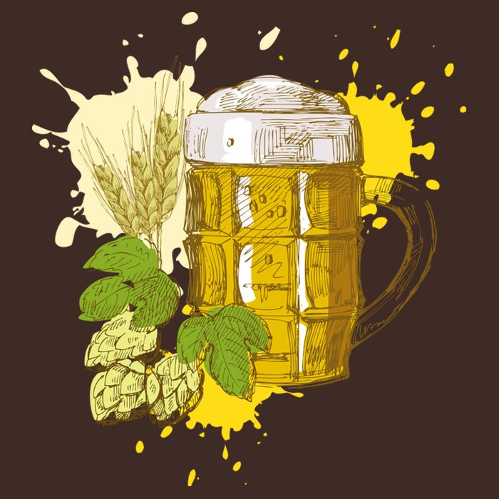 Oktoberfest Fall Autumn Beer Splatter Apron