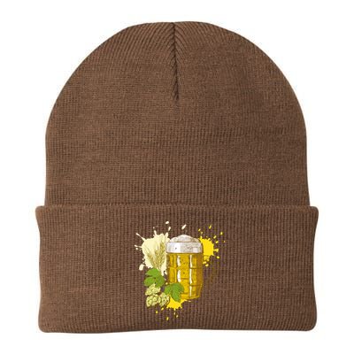 Oktoberfest Fall Autumn Beer Splatter Beanie