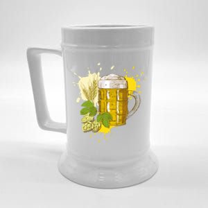 Oktoberfest Fall Autumn Beer Splatter Beer Stein