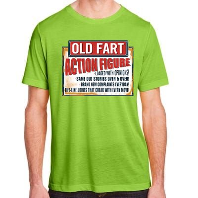 Old Fart Action Figure Loaded With Opinions Adult ChromaSoft Performance T-Shirt