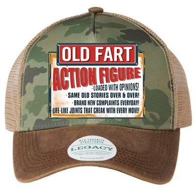 Old Fart Action Figure Loaded With Opinions Legacy Tie Dye Trucker Hat