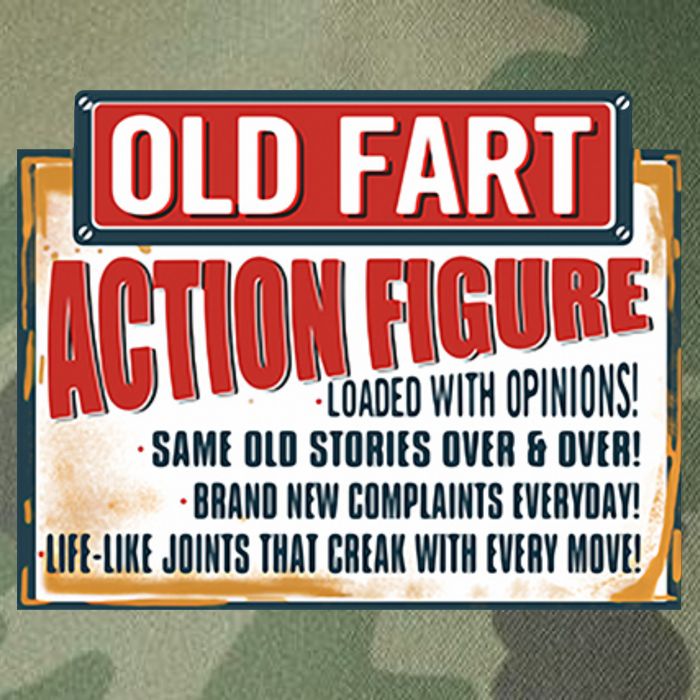 Old Fart Action Figure Loaded With Opinions Legacy Tie Dye Trucker Hat