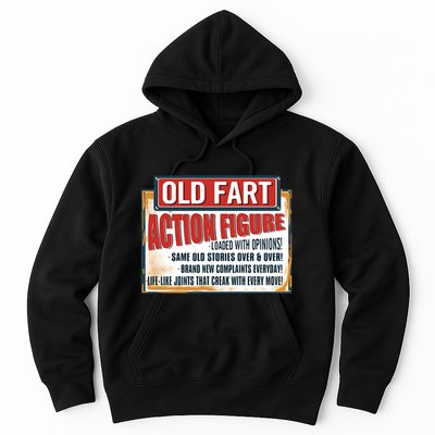 Old Fart Action Figure Loaded With Opinions Hoodie