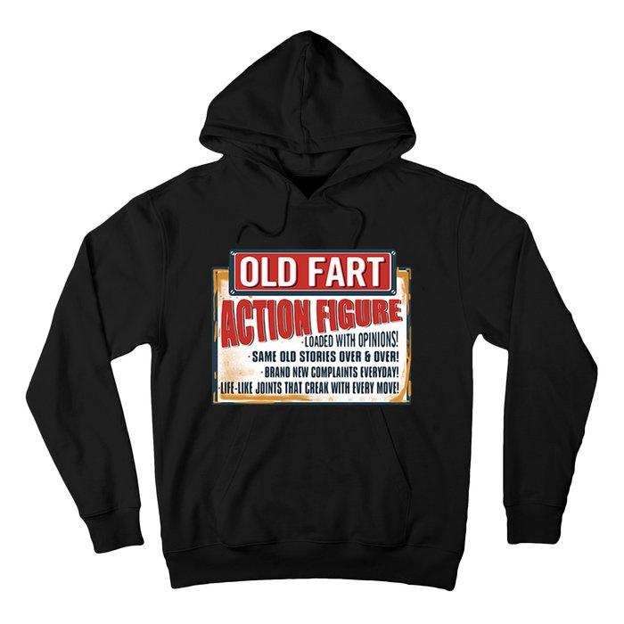 Old Fart Action Figure Loaded With Opinions Hoodie