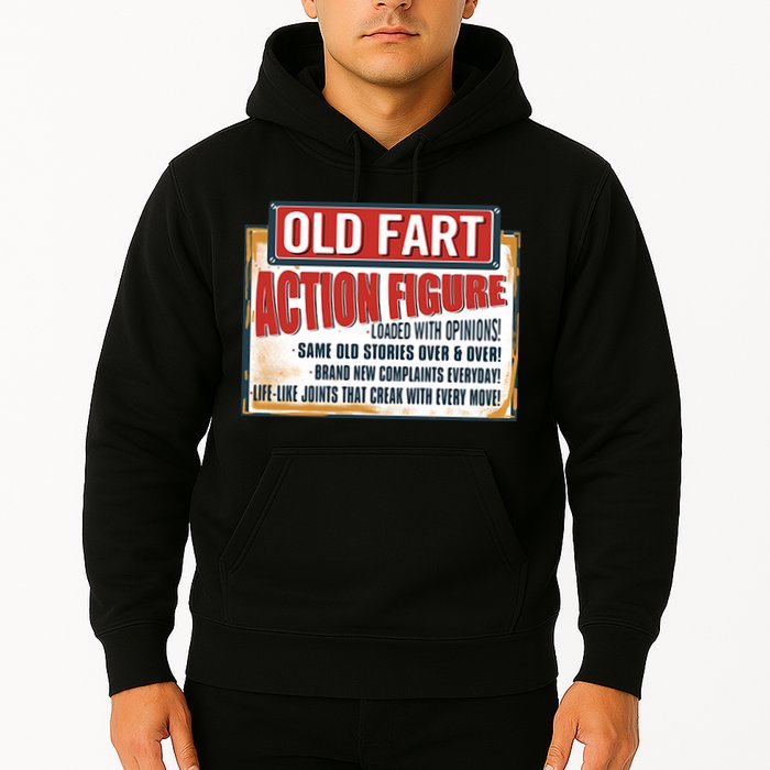 Old Fart Action Figure Loaded With Opinions Hoodie