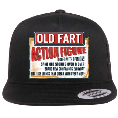 Old Fart Action Figure Loaded With Opinions Flatbill Hat