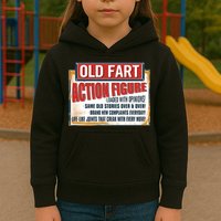 Old Fart Action Figure Loaded With Opinions Kids Hoodie