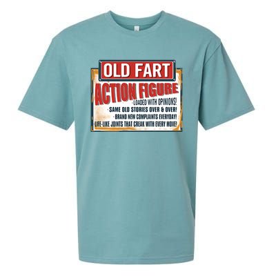 Old Fart Action Figure Loaded With Opinions Sueded Cloud Jersey T-Shirt