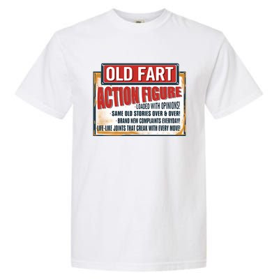 Old Fart Action Figure Loaded With Opinions Garment-Dyed Heavyweight T-Shirt