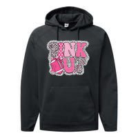 Out Football Breast Cancer Awareness Performance Fleece Hoodie