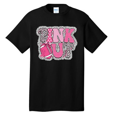 Out Football Breast Cancer Awareness Tall T-Shirt