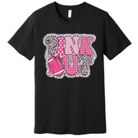 Out Football Breast Cancer Awareness Premium T-Shirt