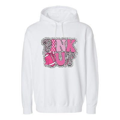 Out Football Breast Cancer Awareness Garment-Dyed Fleece Hoodie