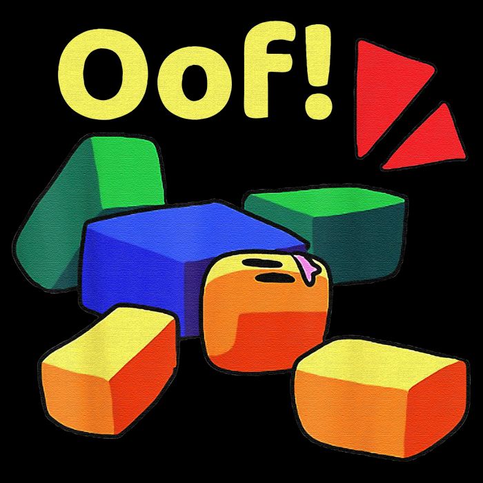 OOF! Funny Blox Noob Gamer Gifts For Gamers City Backpack