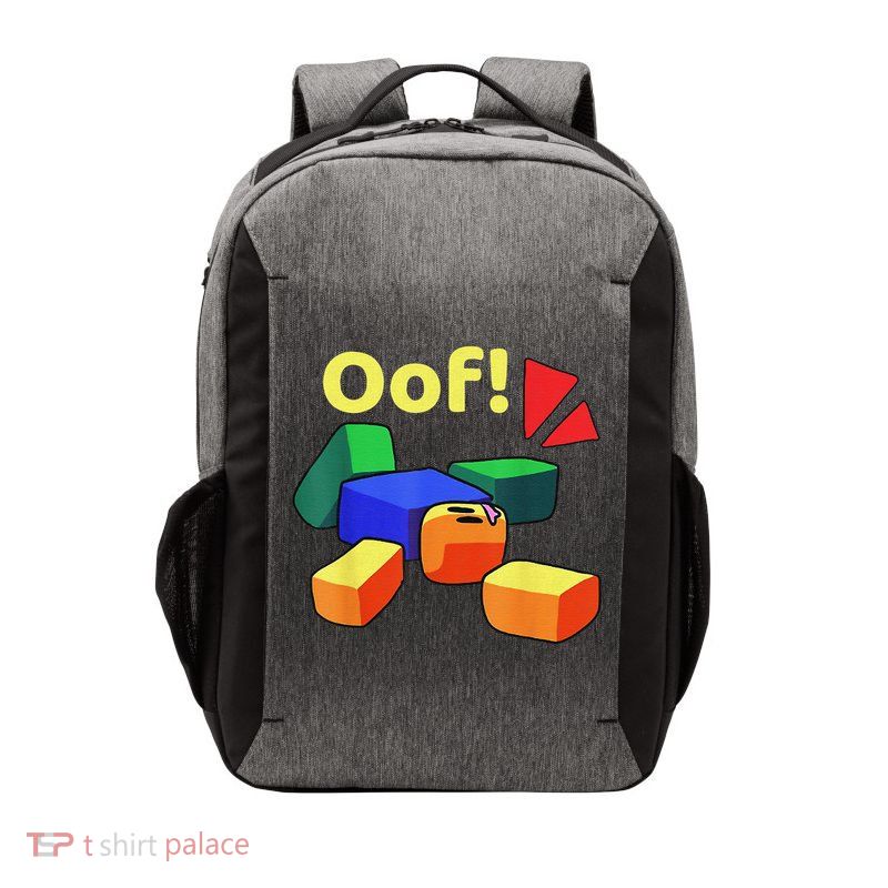 OOF! Funny Blox Noob Gamer Gifts For Gamers Vector Backpack