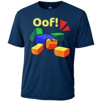 OOF! Funny Blox Noob Gamer Gifts For Gamers Cooling Performance Crew T-Shirt